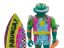 Imagen de ReAction Figure - Teenage Mutant Ninja Turtles TMNT Wave3: Sewer Surfer Michelangelo