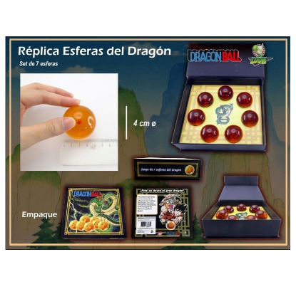 Imagen de Dragon Ball Set Coleccionable 7 Esferas Del Dragón