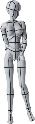 Picture of S.H. Figuarts Body-Chan Wireframe (Gray Color Ver.)