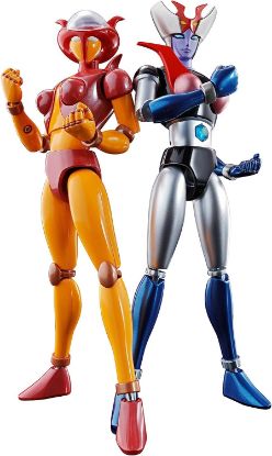 Picture of Mazinger Z Soul of Chogokin GX-08R Aphrodai A and GX-09R Minerva X Set