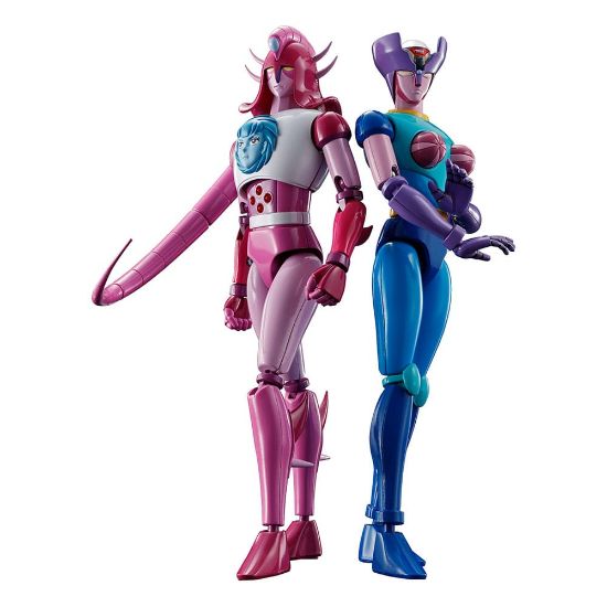 Imagen de  Mazinger Z Soul of Chogokin GX-108 Rhine X1 & Diana A Set