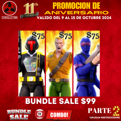 Imagen de COMBO #12 Ultimates Figure - G.I. JOE Wave 1: Cobra B.A.T. + Snake Eyes + Duke