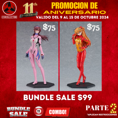 Imagen de COMBO #17 Max Factory Plamax: Evangelion 2.0 You Can Not Advance - Asuka Shikinami Langley Kit De Plastico + Rebuild of Evangelion PLAMAX Mari Makinami Illustrious Model Kit