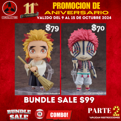 Imagen de COMBO #18 Demon Slayer: Kimetsu No Yaiba Nendoroid - Senjuro Rengoku + Demon Slayer: Kimetsu no Yaiba Nendoroid - Akaza