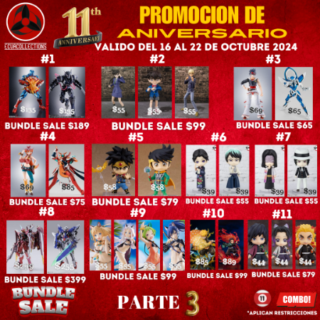 Imagen para la categoría PROMOCION DE 11 ANIVERSARIO **BUNDLE SALE**