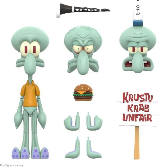 Imagen de **PREVENTA**Ultimates Figure - SpongeBob SquarePants: Squidward Tentacles