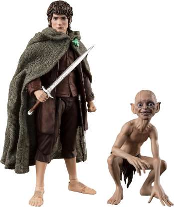 Imagen de S.H. Figuarts The Lord of the Rings: The Fellowship of the Ring - Frodo Baggins & Gollum