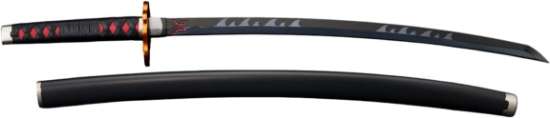 Imagen de Proplica Demon Slayer: Kimetsu no Yaiba - Tanjiro Kamado (Kyojuro Rengoku's Sword Guard Ver.) Nichirin Sword