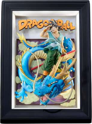 Imagen de Dragon Ball Tamashii Art Goku and Dragon 3D Wall Art
