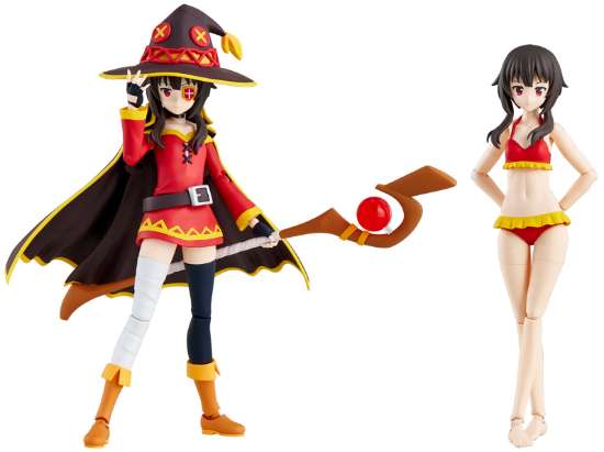 Imagen de **PREVENTA** KonoSuba Kadokawa Plastic Model Series Megumin (DX Ver.) Model Kit
