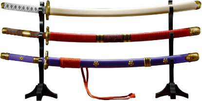 Imagen de Proplica One Piece - Roronoa Zoro Three Sword Style Set