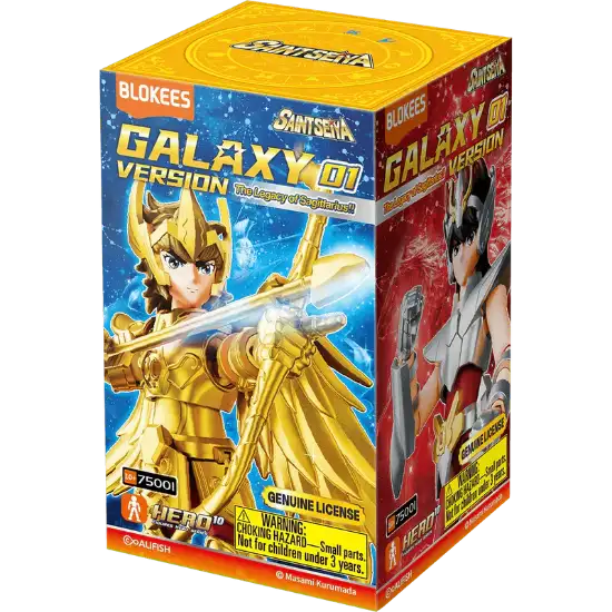 Imagen de **PREVENTA** Blokees Saint Seiya Galaxy Series: 01 The Legacy of Sagittarius Unitario Sorpresa (Blind Box)