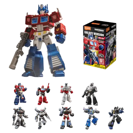Imagen de **PREVENTA** Blokees Figures Transformers Galaxy Version 01 Roll Out Unitario Sorpresa (Blind Box)