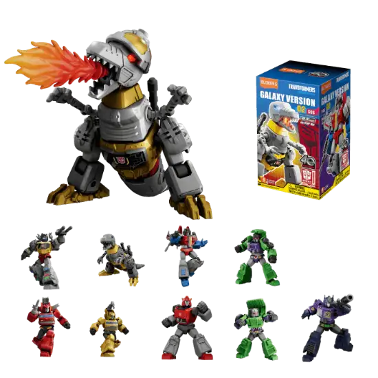 Imagen de **PREVENTA** Blokees Figures Transformers Galaxy Version 02 SOS Unitario Sorpresa (Blind Box)
