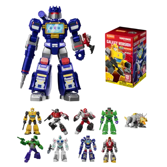 Imagen de **PREVENTA** Blokees Figures Transformers Galaxy Version 03 The Autobot Run Unitario Sorpresa (Blind Box)