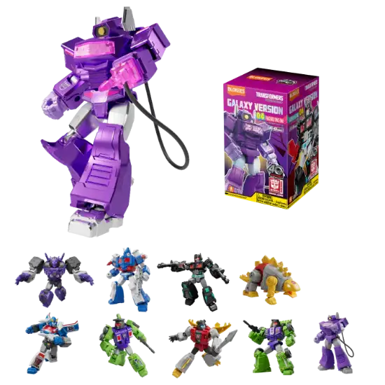 Imagen de **PREVENTA** Blokees Figures Transformers Galaxy Version 04 Fractured Space-Time Unitario Sorpresa (Blind Box)