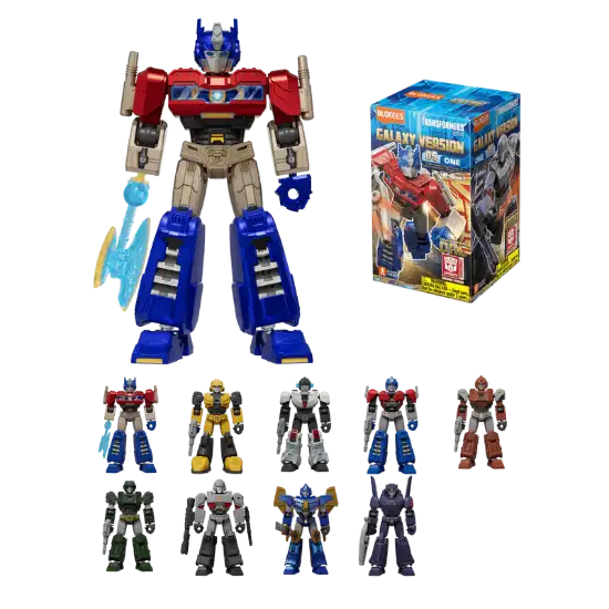 Imagen de **PREVENTA** Blokees Figures Transformers Galaxy Version 05 ONE Unitario Sorpresa (Blind Box)