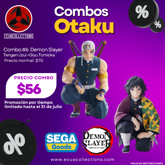 Imagen de Combo #6  Demon Slayer Tengen Uzui +Giyu Tomioka
