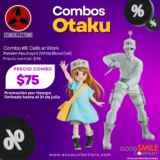 Imagen de Combo #8  Cells at Work Platelet+Neutrophil (White Blood Cell)