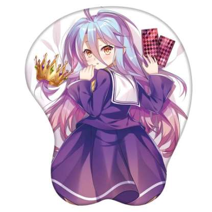 Imagen de Mouse 3D  Pad Shiro - NO Game NO Life 