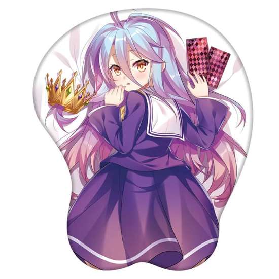 Imagen de Mouse 3D  Pad Shiro - NO Game NO Life 