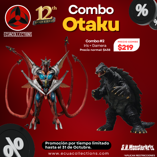 Imagen de Combo 2 S.H. MonsterArts Gamera 3: The Revenge of Iris - Gamera (Kyoto Decisive Battle Ver.) + Iris