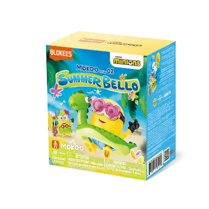 Imagen de Blokees | Minions Mokoo Figures Mokoo Series - 02 Summer Bello  Unitario Sorpresa (Blind Box)
