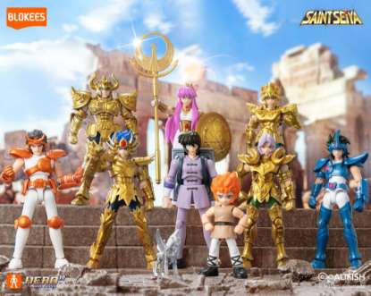 Imagen de **PREVENTA**Blokees Saint Seiya Galaxy Series: 03 Gold Zodiac 01 Unitario Sorpresa (Blind Box) 