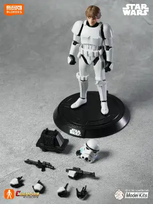 Imagen de **PREVENTA**Blokees | Star Wars EPIV: A New Hope Champion Class 04 Luke Skywalker Stormtrooper disguise version