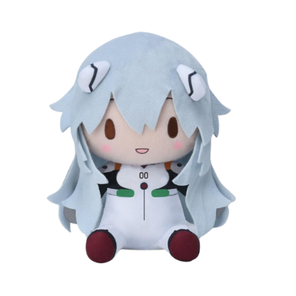 Imagen de Rebuild of Evangelion Fuwa Petit M size Plush Rei - smiling ver.