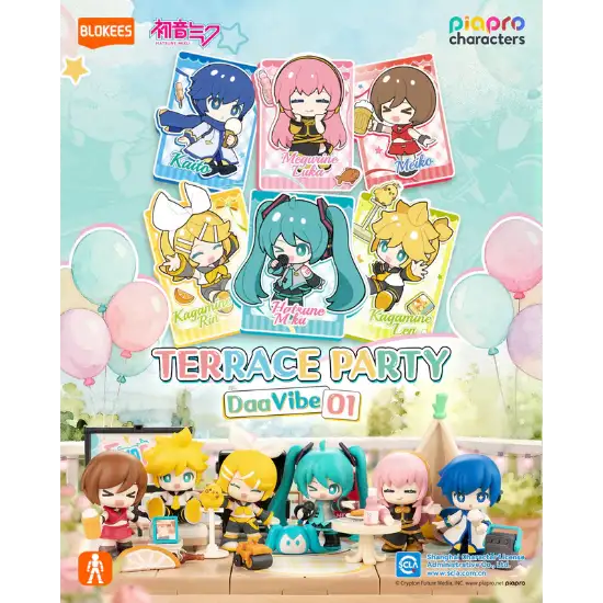 Imagen de **PREVENTA**Blokees Hatsune Miku VB01 Terrace Party Unitario Sorpresa (Blind Box)