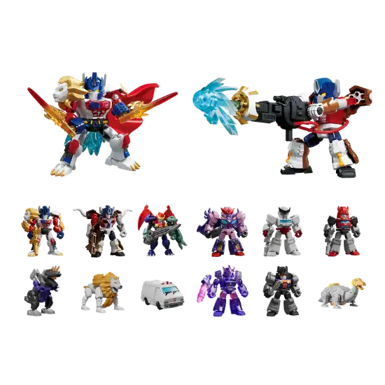Imagen de Blokees | Transformers Defender Version 07 Power of the Beast Unitario Sorpresa (Blind Box)