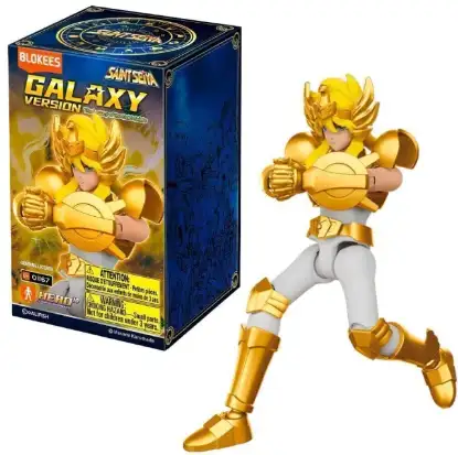 Imagen de Blokees Saint Seiya Galaxy Series: 02 Cygnus Hyoga - Golden Bronze Cloth - EVENT EXCLUSIVE