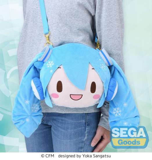 Imagen de **PREVENTA** fuwa petit "Snow Miku" Shoulder Bag