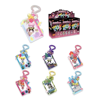 Imagen de **PREVENTA**Blokees | The Powerpuff Girls Daadoos Art Series 01 Lens Lumen Tales -Acrylic Card Sleeve- Unitario Sorpresa (Blind Box)