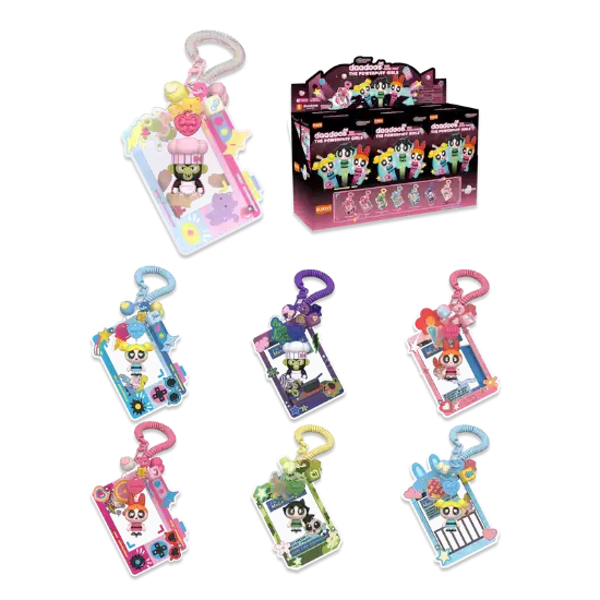Imagen de **PREVENTA**Blokees | The Powerpuff Girls Daadoos Art Series 01 Lens Lumen Tales -Acrylic Card Sleeve- Unitario Sorpresa (Blind Box)