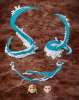 Imagen de **PREVENTA**S.H. Figuarts Demon Slayer: Kimetsu no Yaiba - Tanjiro Kamado & Giyu Tomioka Water Breathing Effect Parts Set