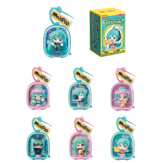 Imagen de **PREVENTA**Blokees | Hatsune Miku MOJIPOD S1 Diverse Music Festival Unitario Sorpresa (Blind Box)